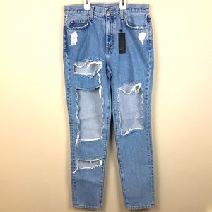 NWT Carmar Denim Distressed Jeans